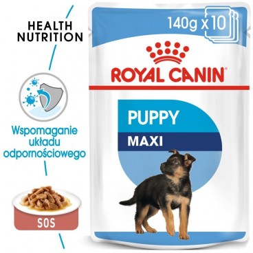 ROYAL CANIN Maxi Puppy karma mokra w sosie dla szczeniąt do 15 miesiąca życia,  ras dużych