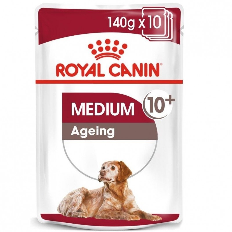 ROYAL CANIN Medium Ageing karma mokra w sosie dla psów dojrzałych po 10 roku życia, ras średnich 140g