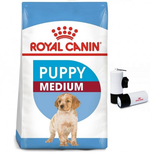 ROYAL CANIN Medium Puppy 15kg + Latarka Gratis