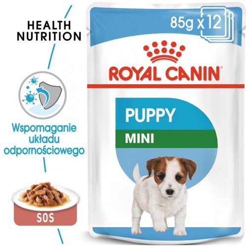 ROYAL CANIN Mini Puppy karma mokra w sosie dla szczeniąt do 10 miesiąca, ras małych