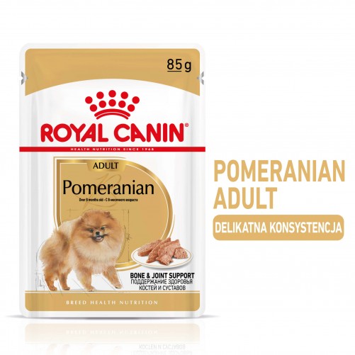 ROYAL CANIN Pomeranian Adult 85g - karma mokra, pasztet dla psów dorosłych rasy szpic miniaturowy