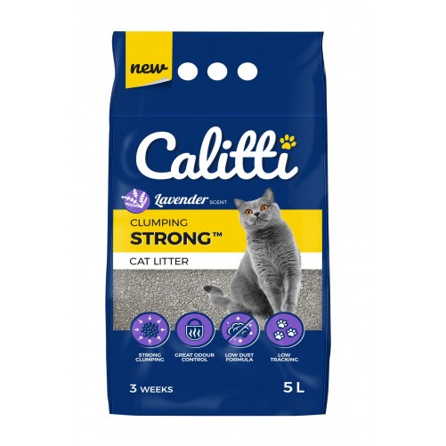 Calitti STRONG Lavender 25l - żwirek bentonitowy