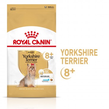 Royal Canin Yorkshire Terrier Adult 8+ karma sucha dla dojrzałych psów rasy yorkshire terrier, powyżej 8 roku życia - 0,5kg