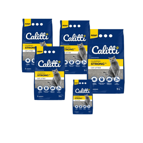 Calitti Strong Unscented 25l - żwirek bentonitowy