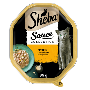 SHEBA® Sauce Speciale 85g z Indykiem i Warzywami - mokra karma w sosie