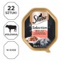 SHEBA®  Selection 22x85g z Wołowiną - mokra karma dla kotów w sosie