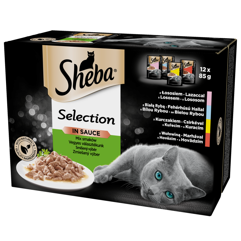 SHEBA saszetka 12x85g Select Slices in Gravy