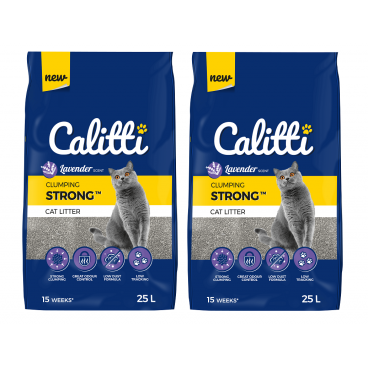 Calitti Żwirek STRONG Lavender 2x25l