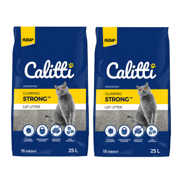 Calitti Żwirek Strong Unscented 2x25l