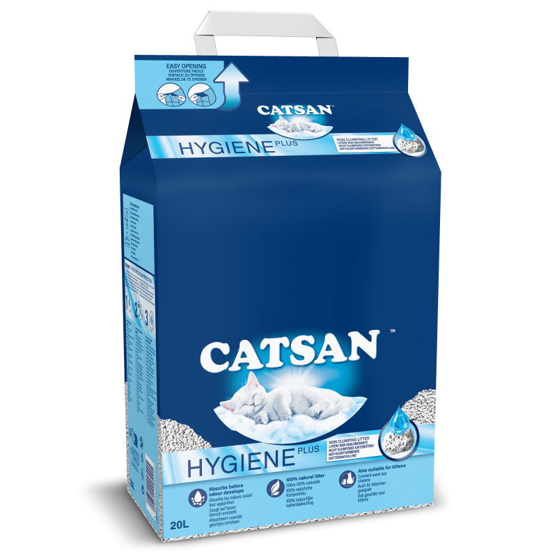 CATSAN Hygiene Plus 20l - naturalny żwirek dla kota