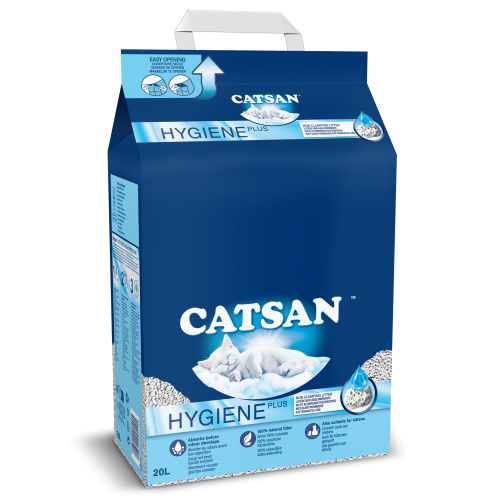 CATSAN Hygiene Plus 20l - naturalny żwirek dla kota