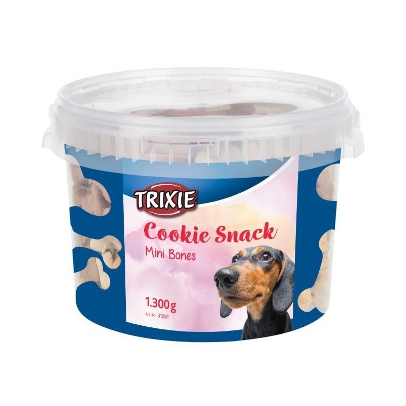 Trixie przysmak cookie snack mini bones 1,3kg