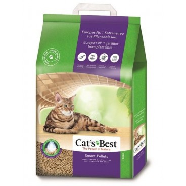 Cat's best Smart Pellet 20l + 4 x DREAMIES 15g - przysmak dla kota z pysznym kurczakiem