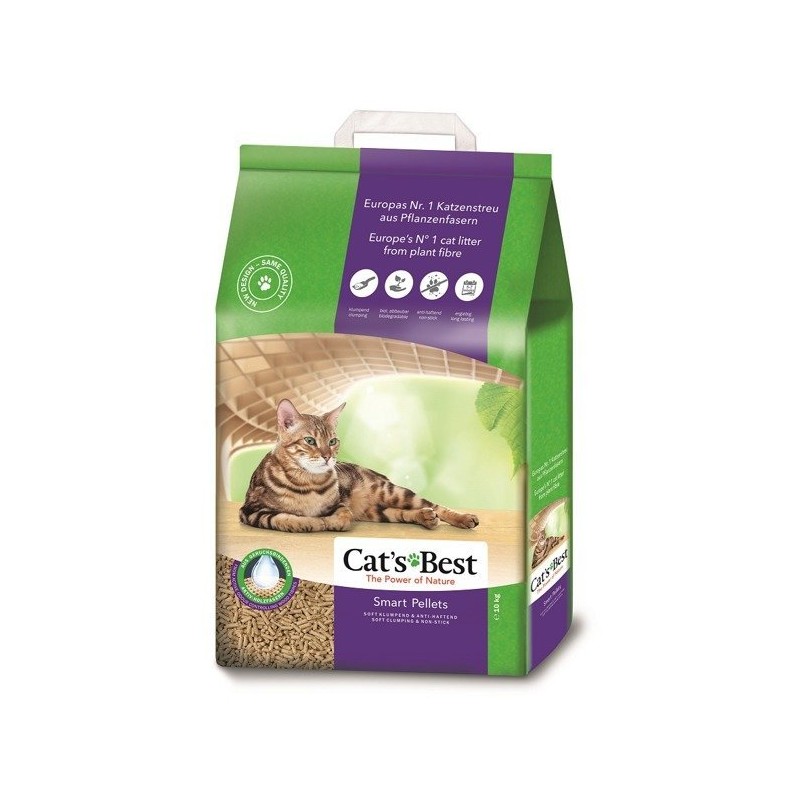 Cat's best Smart Pellet 20l + 4 x DREAMIES 15g - przysmak dla kota z pysznym kurczakiem