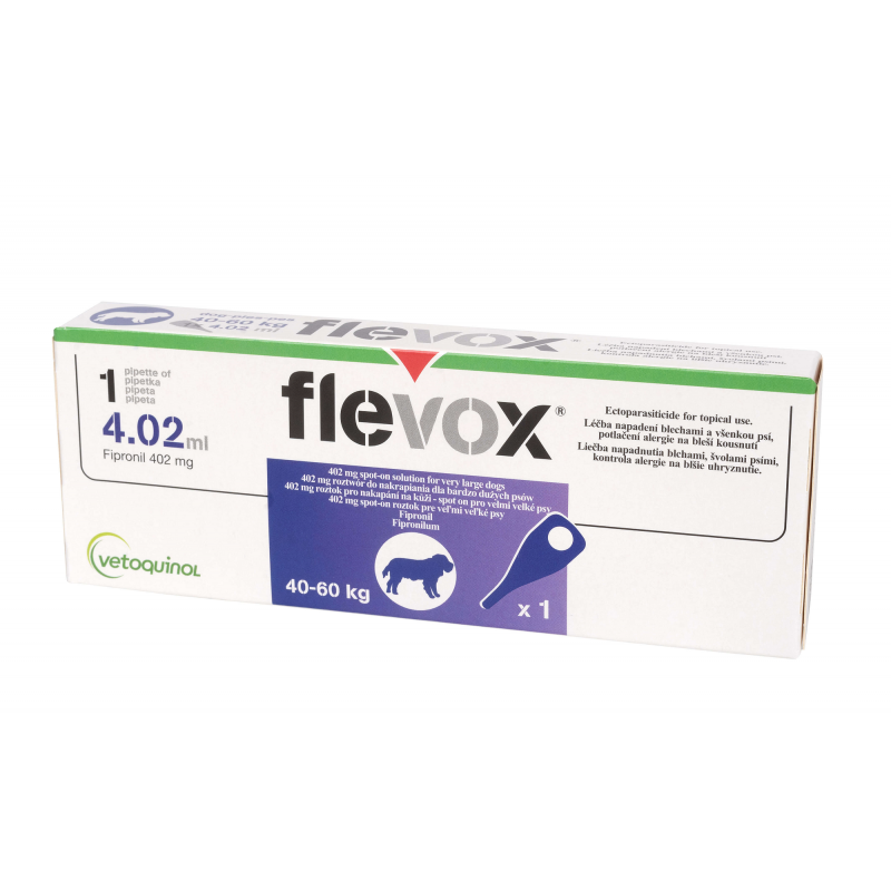 Vetoquinol Flevox Spot On XL krople dla psów powyżej 40kg 4,02ml