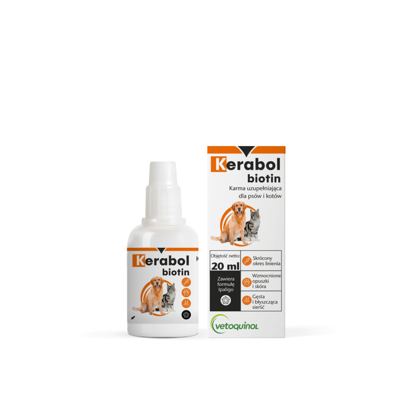 Vetoquinol Kerabol krople 20 ml