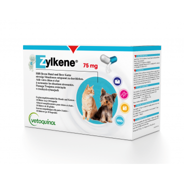 Vetoquinol Zylkene 75mg 10 tab.