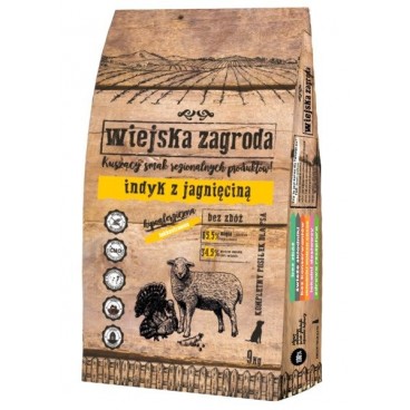 Wiejska Zagroda Indyk z jagnięciną 18kg (2x9kg)