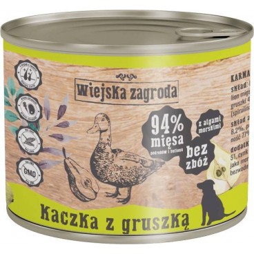 Wiejska Zagroda kaczka z gruszką 200g