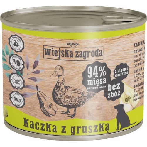 Wiejska Zagroda kaczka z gruszką 200g