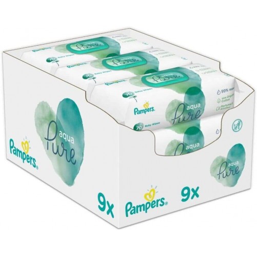 CHUSTECZKI PAMPERS Aqua Pure 9x48szt