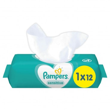 Zestaw chusteczek Pampers Sensitive 12szt