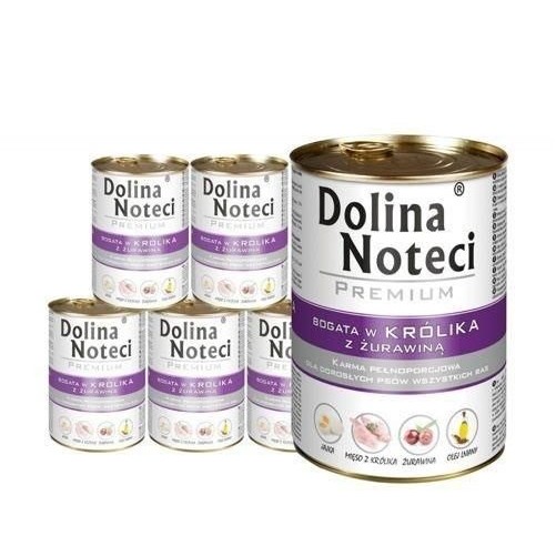 Dolina Noteci Królik z żurawiną 12x800g