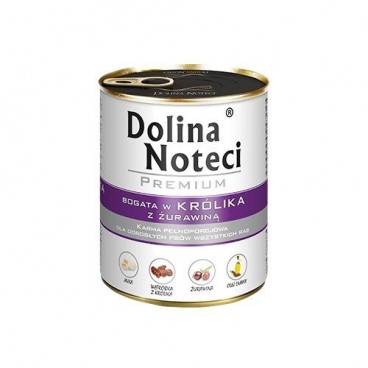 Dolina Noteci Królik z żurawiną 12x800g