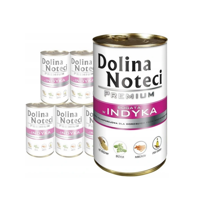 Dolina Noteci Premium bagata w indyka 24x400g