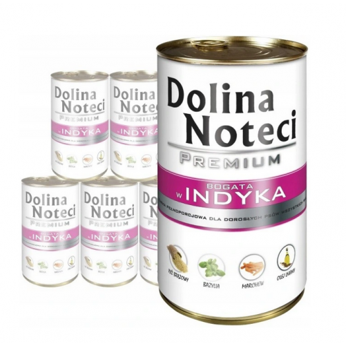 Dolina Noteci Premium bagata w indyka 24x400g