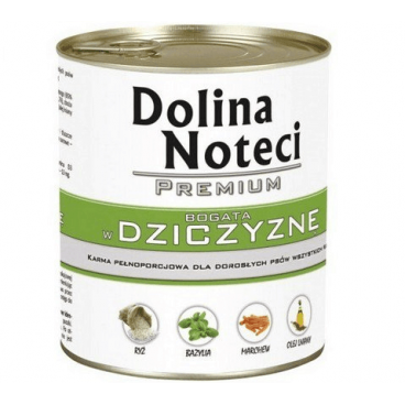 Dolina Noteci Premium bogata w dziczyznę 12x800g