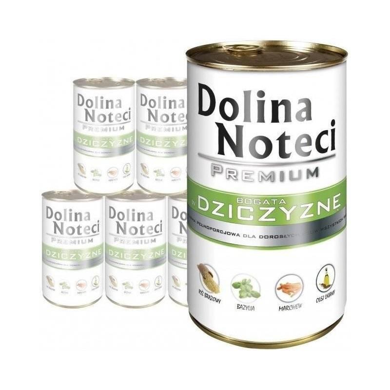 Dolina Noteci Premium bogata w dziczyznę 24x400g