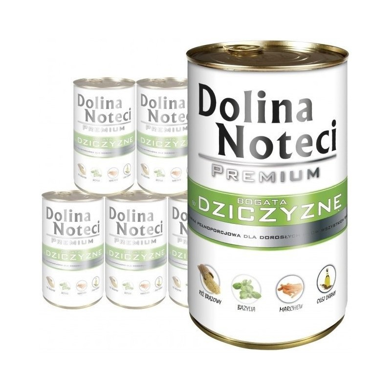 Dolina Noteci Premium bogata w dziczyznę 6x400g