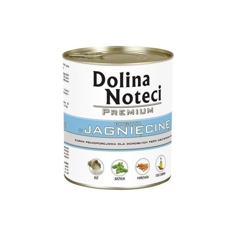 Dolina Noteci Premium bogata w jagnięcinę 24x800g