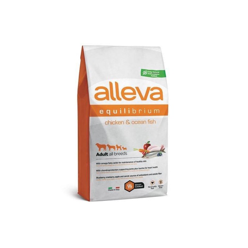 ALLEVA EQUILLIBRIUM SENSITIVE (ADULT ALL BREEDS) CHICKEN & OCEAN FISH 12 KG