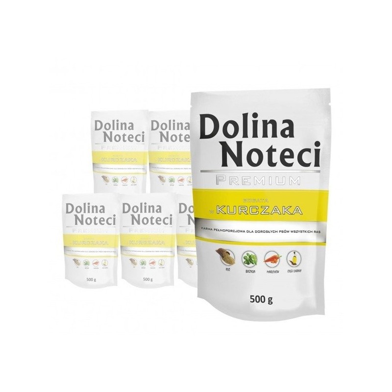 Dolina Noteci Premium bogata w kurczaka 10x500g