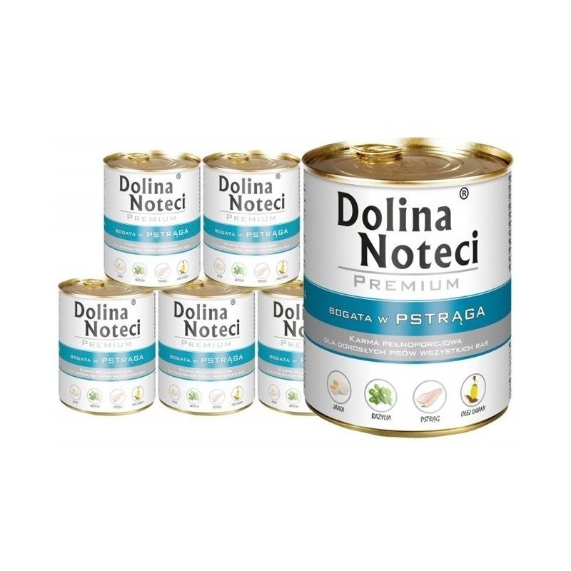 Dolina Noteci Premium bogata w pstrąga 12x800g