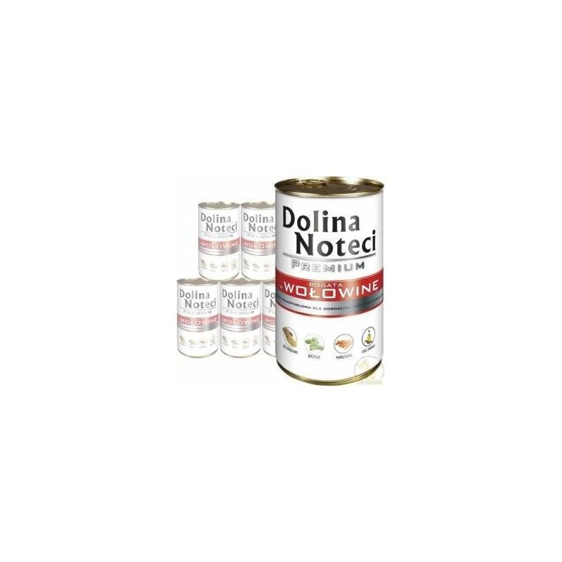 Dolina Noteci Premium bogata w wołowinę 48x400g