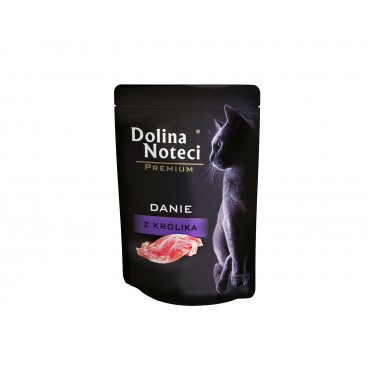 Dolina Noteci Premium Danie dla kotów z królika 10x85g