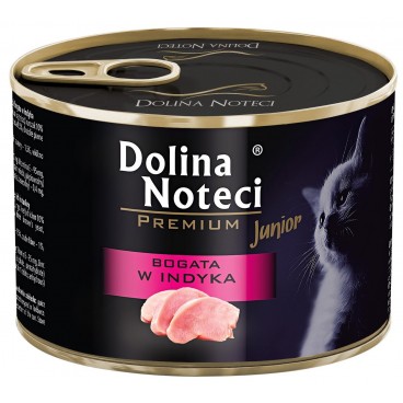 Dolina Noteci Premium dla kociąt bogata w indyka 12x185g