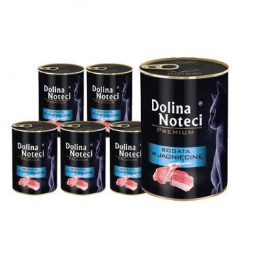 Dolina Noteci Premium dla kota bogata w jagnięcinę 12x400g