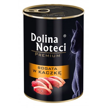 Dolina Noteci Premium dla kota bogata w kaczkę 12x400g