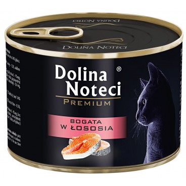 Dolina Noteci Premium dla kota bogata w łososia 12x185g