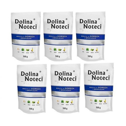 Dolina Noteci Premium Dorsz z brokułami 10x500g