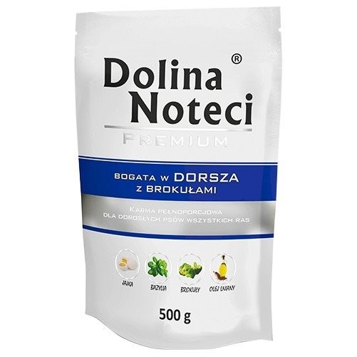 Dolina Noteci Premium Dorsz z brokułami 10x500g