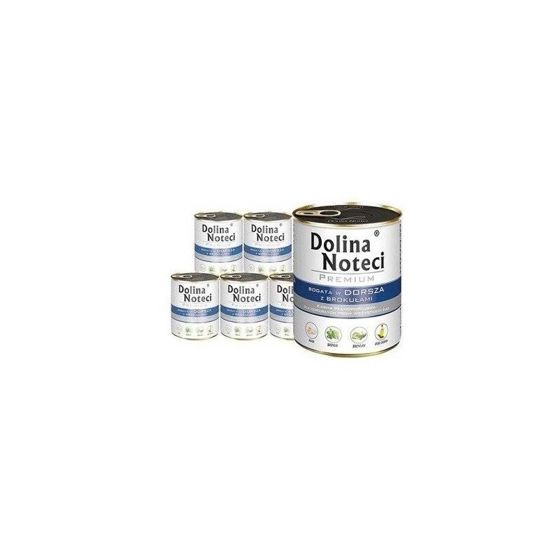 Dolina Noteci Premium Dorsz z brokułami 24x400g