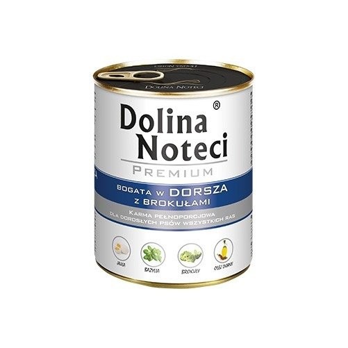 Dolina Noteci Premium Dorsz z brokułami 24x800g