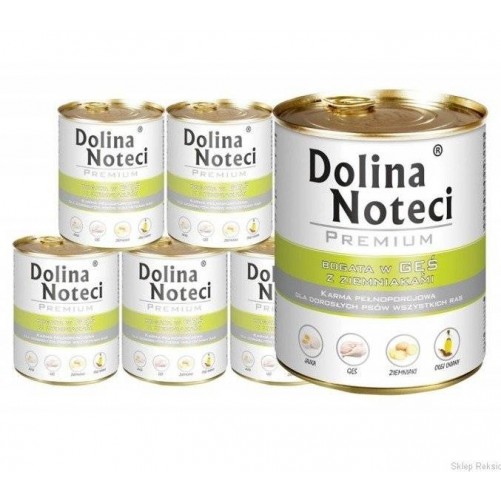 Dolina Noteci Premium gęś z ziemniakami 24x400g