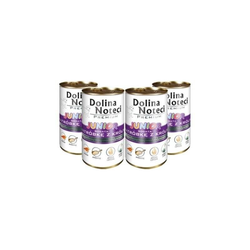 Dolina Noteci Premium Junior bogata w wątróbkę z królika 24x400g