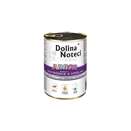 Dolina Noteci Premium Junior bogata w wątróbkę z królika 24x400g